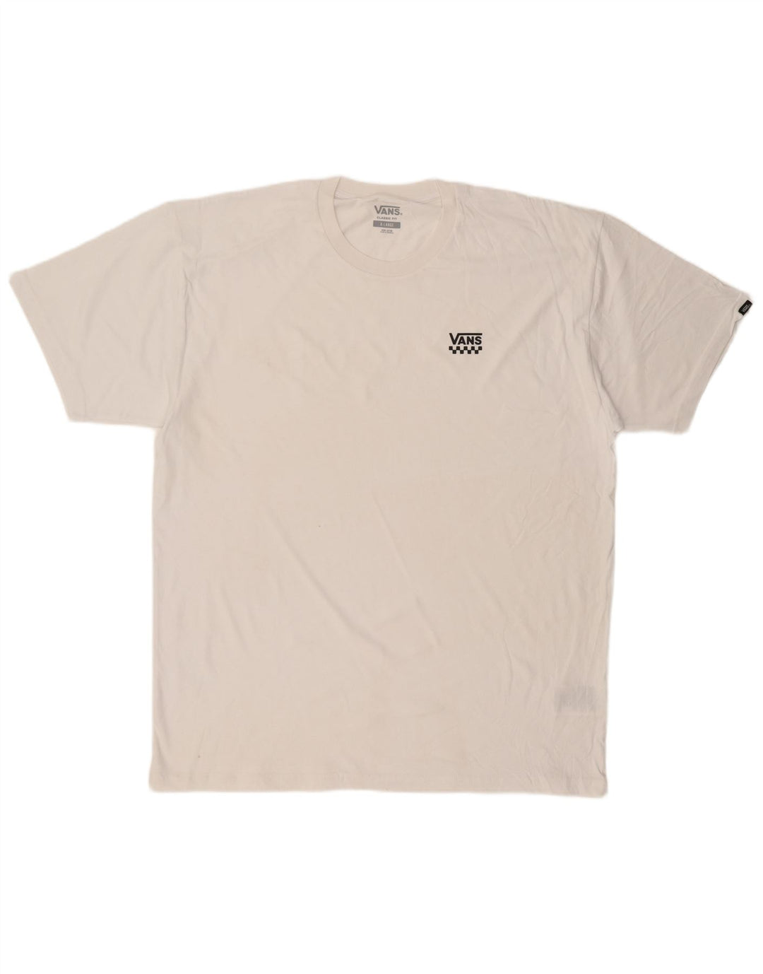 Camiseta VANS Masculina Classic Fit Top XL Algodão Branco