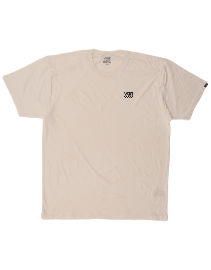 Camiseta VANS Masculina Classic Fit Top XL Algodão Branco