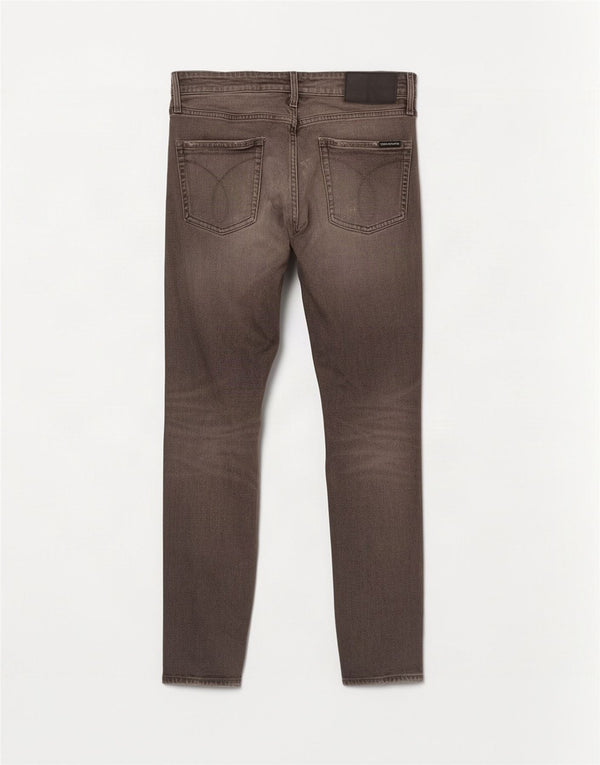 Calça jeans skinny masculina Calvin Klein W33 L32 algodão cinza
