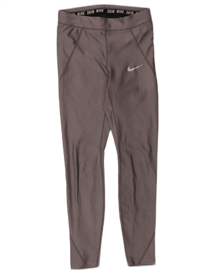 Leggings Nike Dri Fit Feminina UK 6 XS Cinza Poliéster
