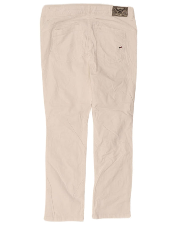Tommy Hilfiger Masculino Slim Jeans W34 L34 Algodão Branco