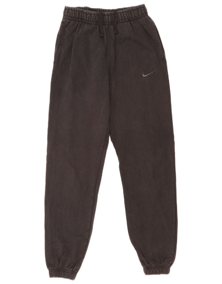 Nike Mens Treino Calças Joggers Pequeno Algodão Preto