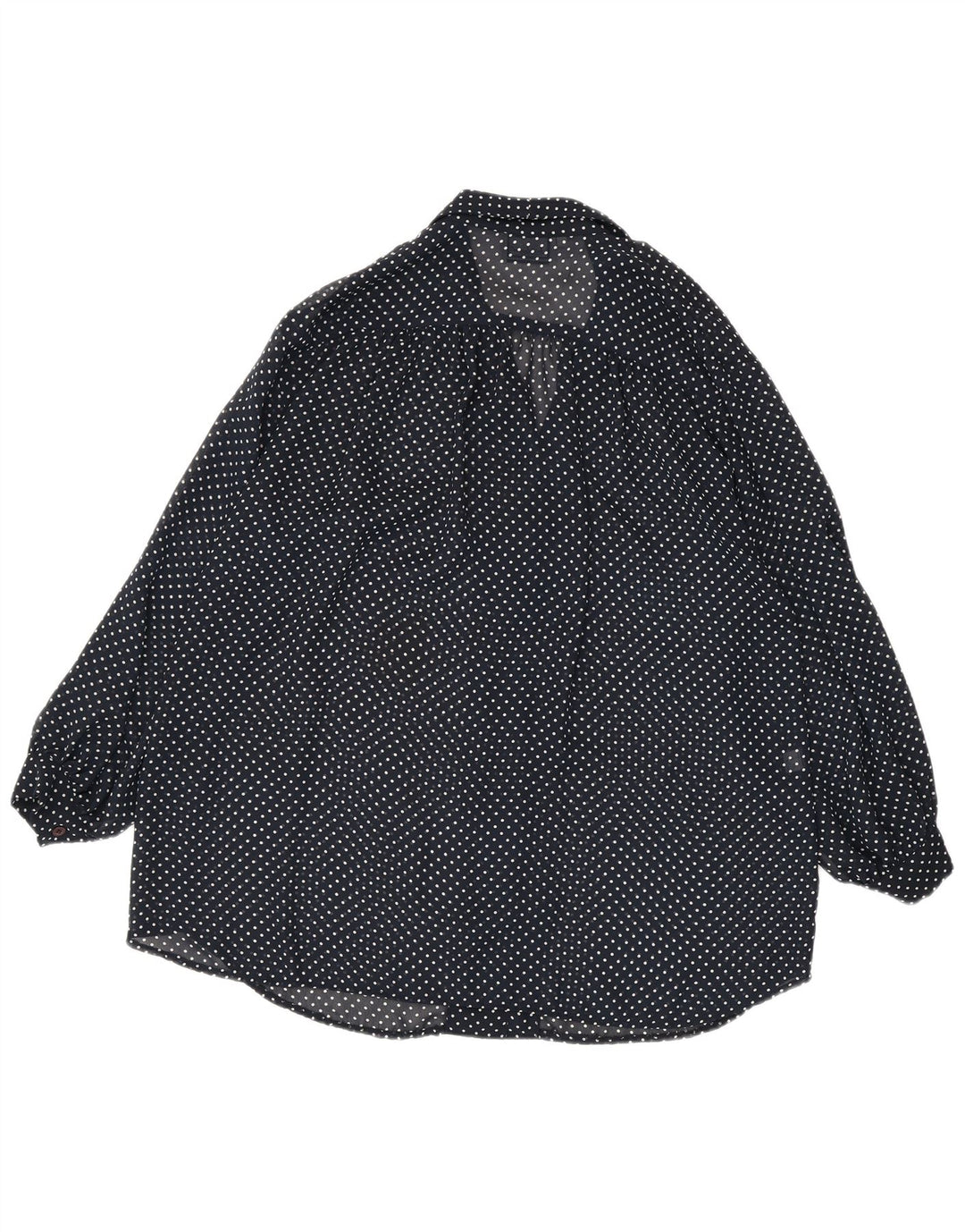 Túnica feminina Luisa Spagnoli Longline manga comprida Reino Unido 14 médio azul marinho