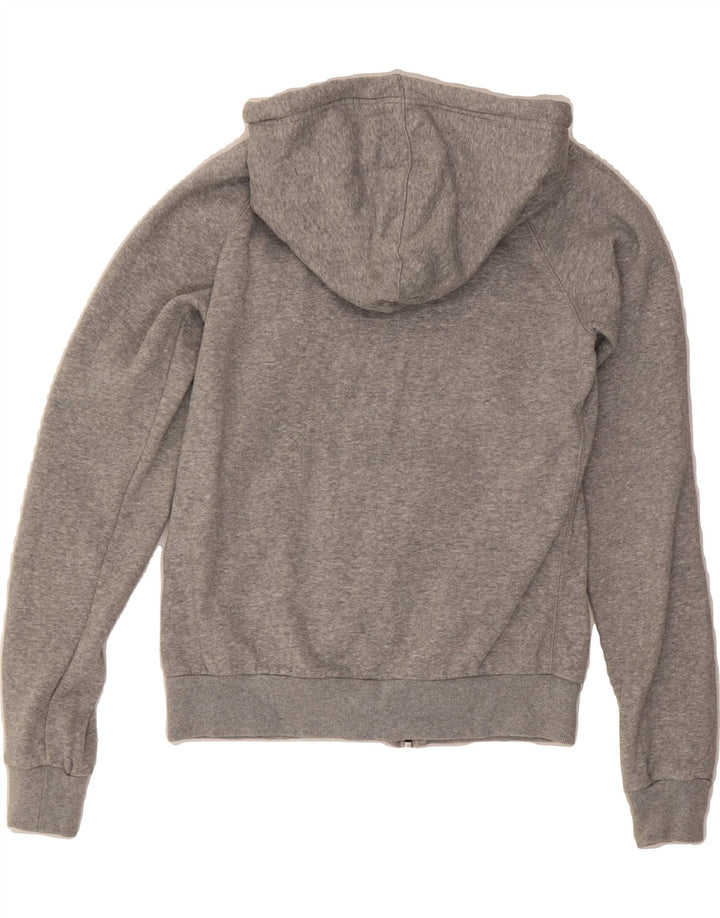 NIKE Womens Zip Hoodie Sweater UK 10 Small Grey Cotton Vintage Nike and Second-Hand Nike from Messina Hembry 