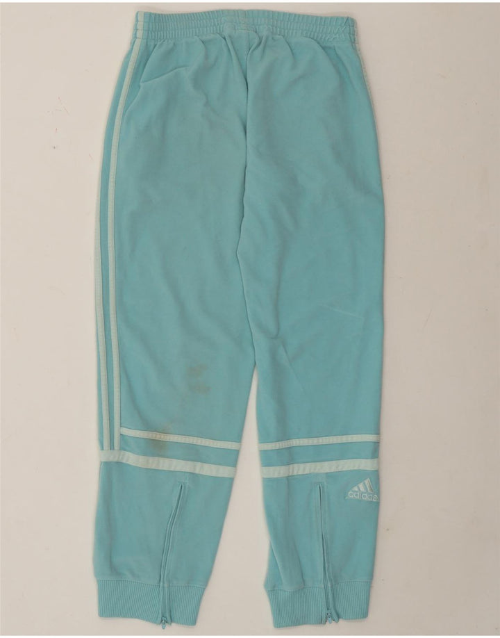 Adidas Womens Tracksuit Calças Joggers UK 14 Médio Turquesa Poliéster