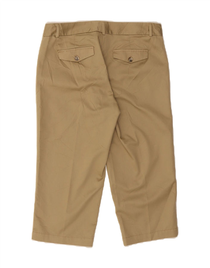 DOCKERS Womens Straight Capri Trousers US 10 Large W34 L20 Beige Cotton Vintage Dockers and Second-Hand Dockers from Messina Hembry 