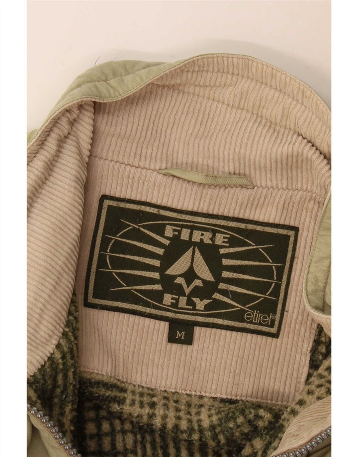 Jaqueta bomber masculina Etirel Graphic Loose Fit UK 38 verde médio