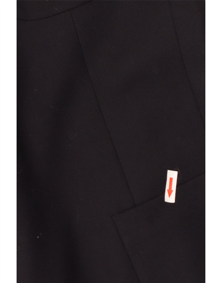 Jaqueta blazer masculina Magee com 2 botões Reino Unido 44 grande lã azul marinho