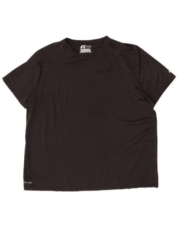 Camiseta masculina Russell Athletic Dri-Power Top XL poliéster preto