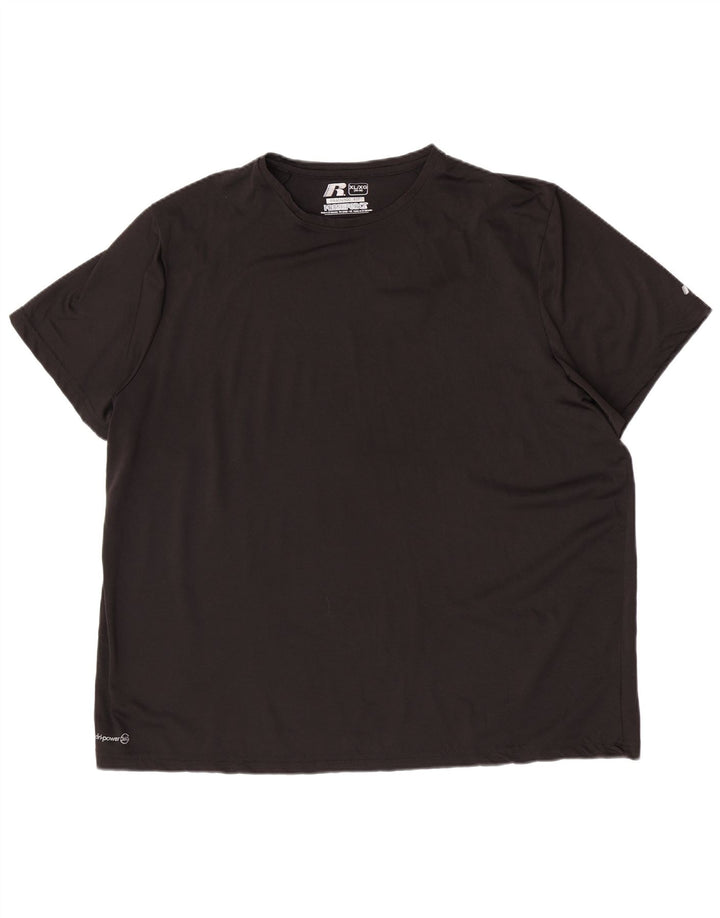 Camiseta masculina Russell Athletic Dri-Power Top XL poliéster preto