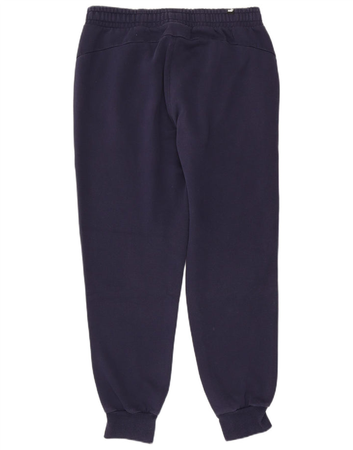 Calça de treino masculina Puma Joggers grande azul marinho
