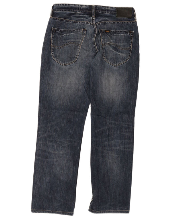 Lee Mens Jeans retos de cintura baixa W30 L28 algodão azul