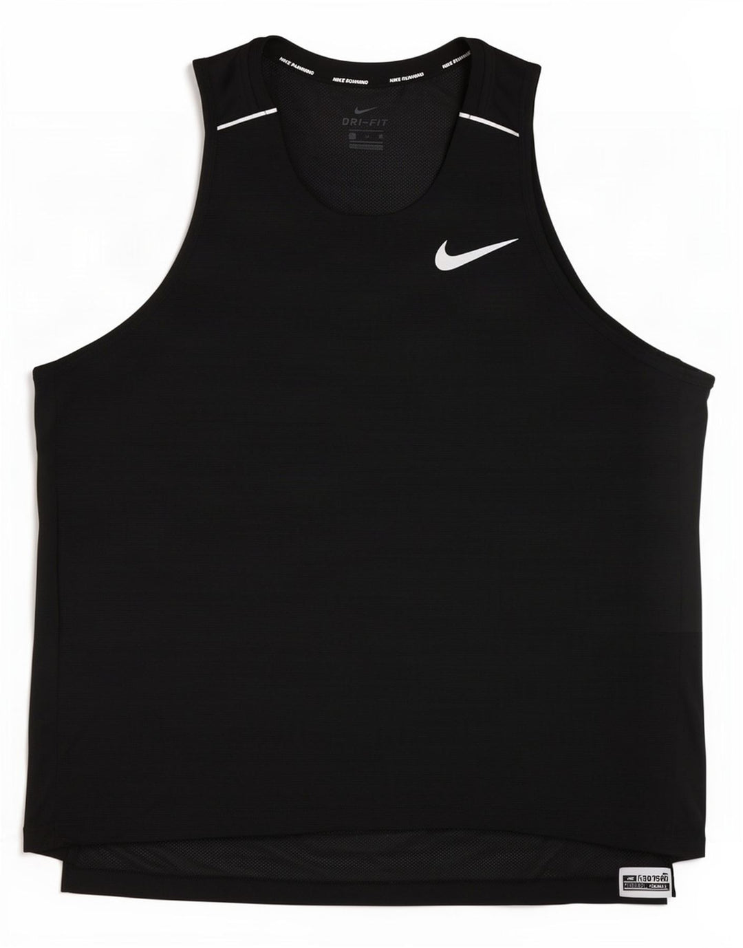 Colete Nike Masculino Dri Fit Top XL Preto Riscas de Poliéster