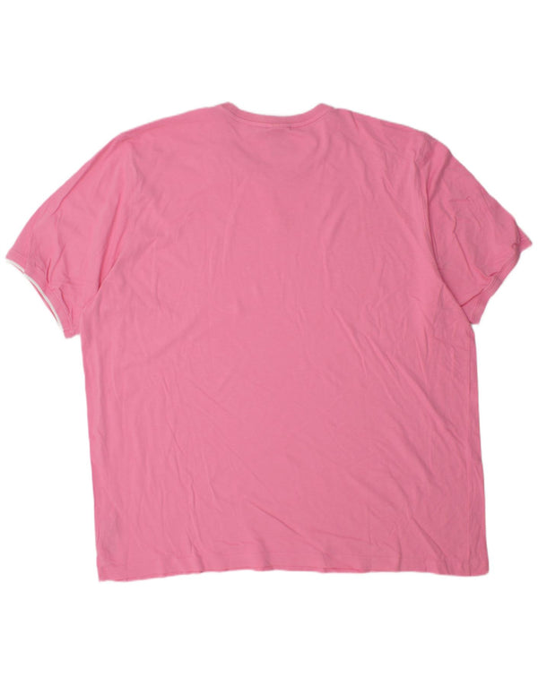 Camiseta masculina Adidas Top 2XL algodão rosa