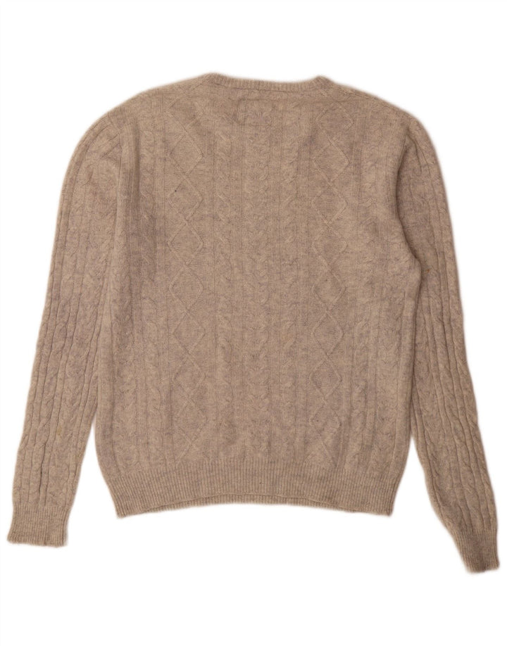 Suéter masculino Jack Wills com gola redonda cinza médio
