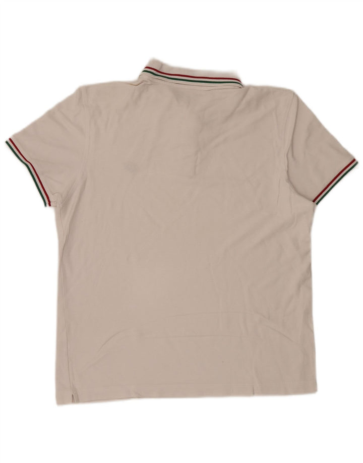 Camisa polo masculina Lotto grande branca