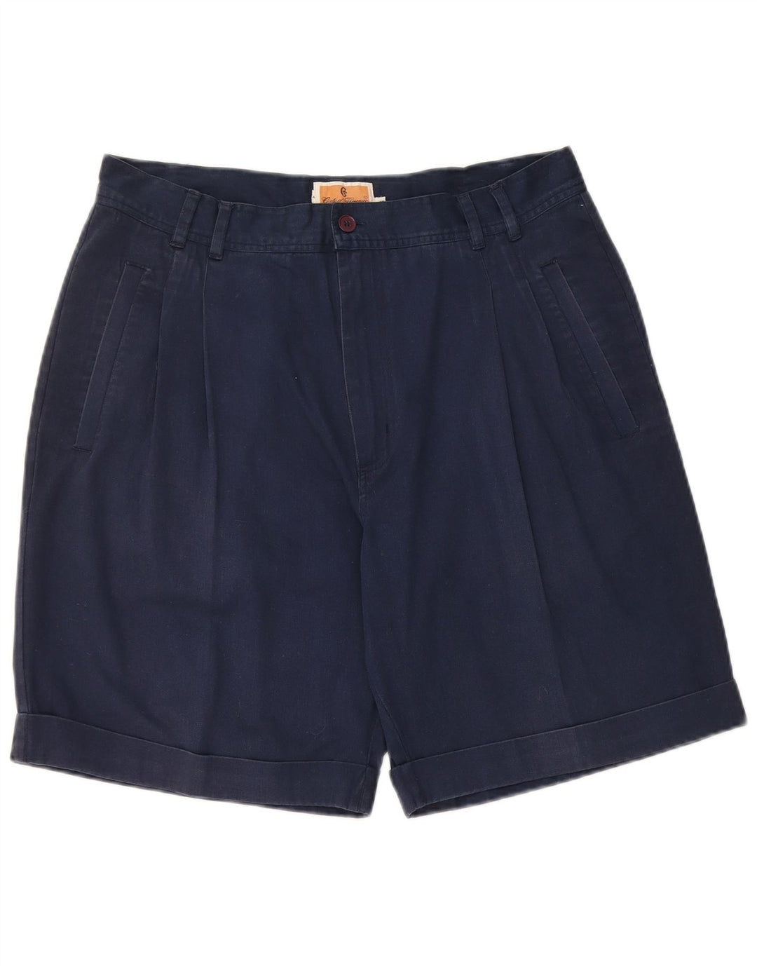 CONTE OF FLORENCE Masculino Pegged Chino Shorts IT 48 Médio W32 Azul Marinho