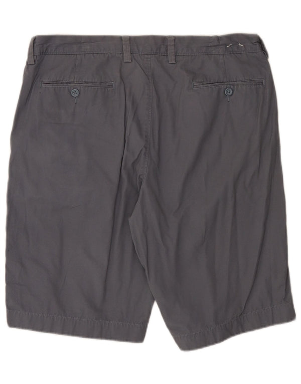 J. CREW Mens Rivington Chino Shorts W34 Grande Algodão Cinza