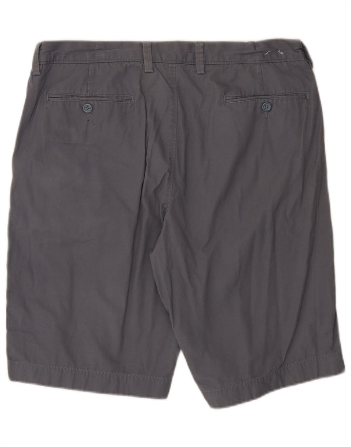 J. CREW Mens Rivington Chino Shorts W34 Grande Algodão Cinza