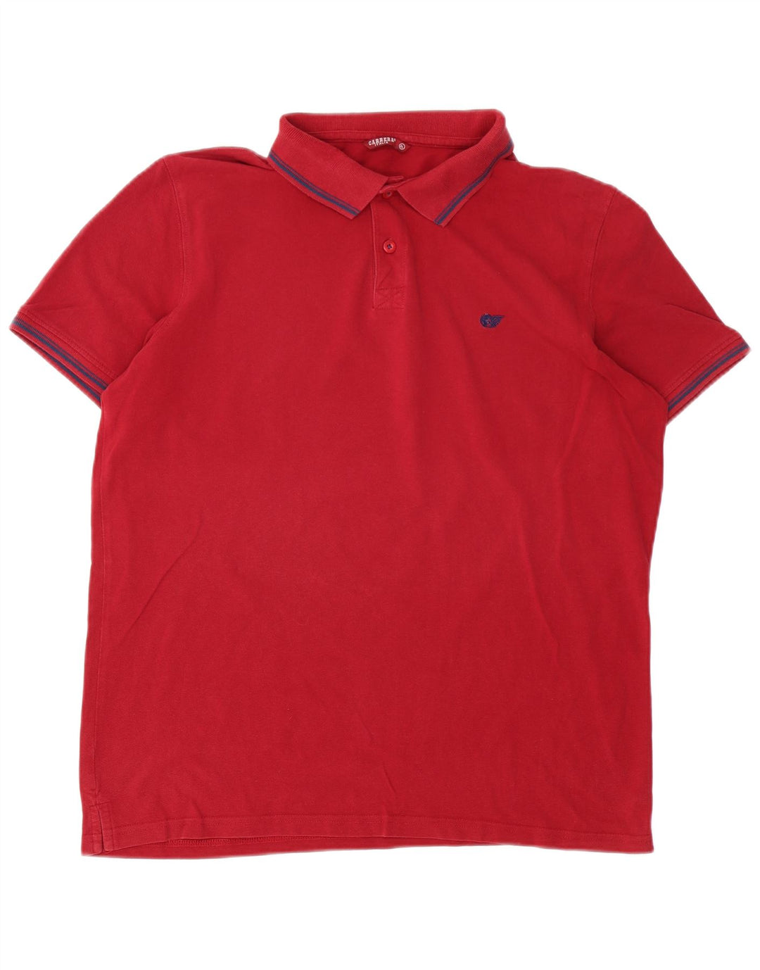 Camisa polo masculina Carrera XL algodão vermelho
