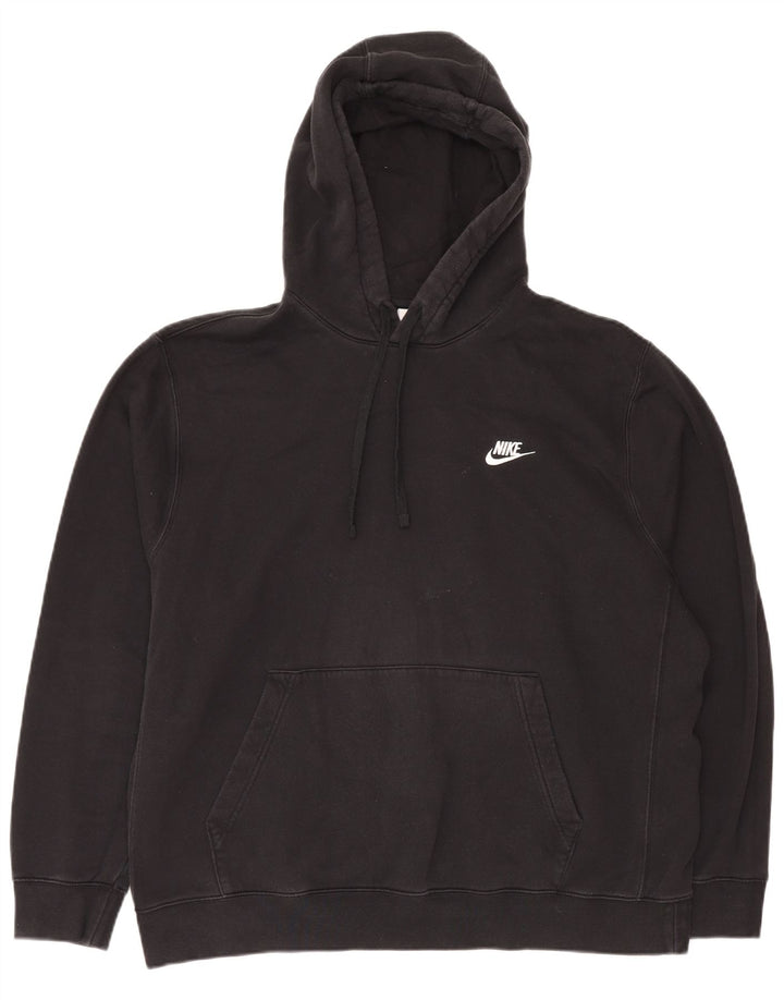 Nike Mens Hoodie Jumper XL Algodão Preto