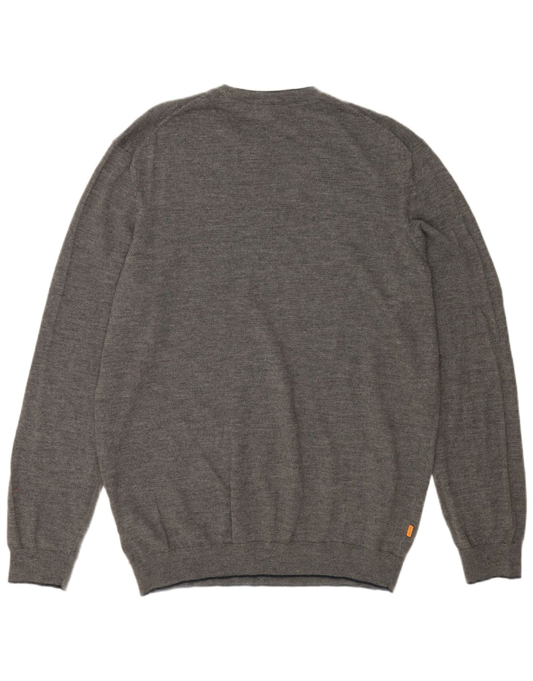 Suéter masculino TIMBERLAND com gola redonda 2XL lã Merino cinza