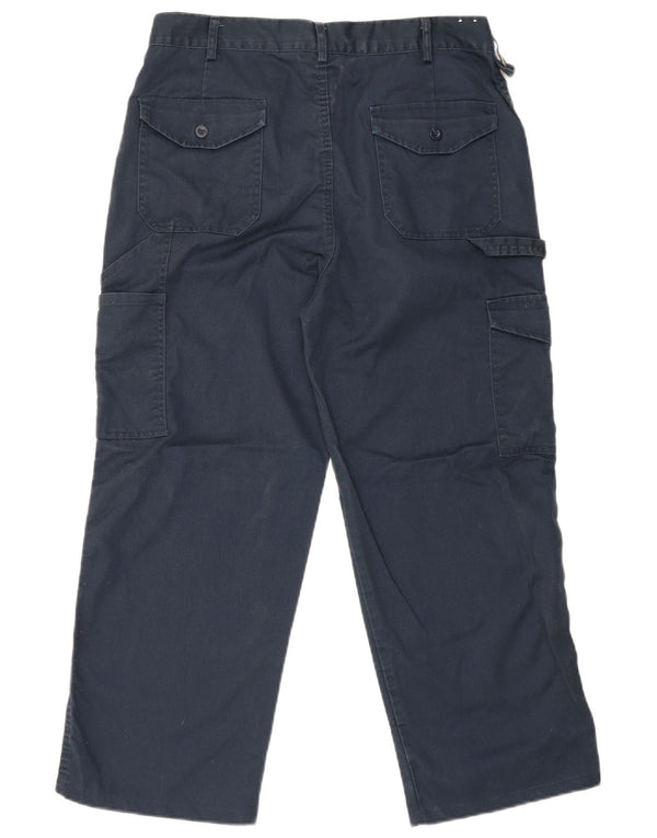 Calça cargo masculina Dickies Straight Crop W34 L25 azul marinho poliéster