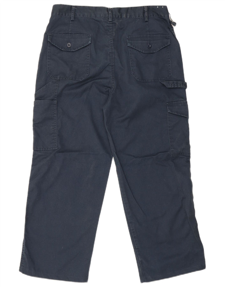 Calça cargo masculina Dickies Straight Crop W34 L25 azul marinho poliéster