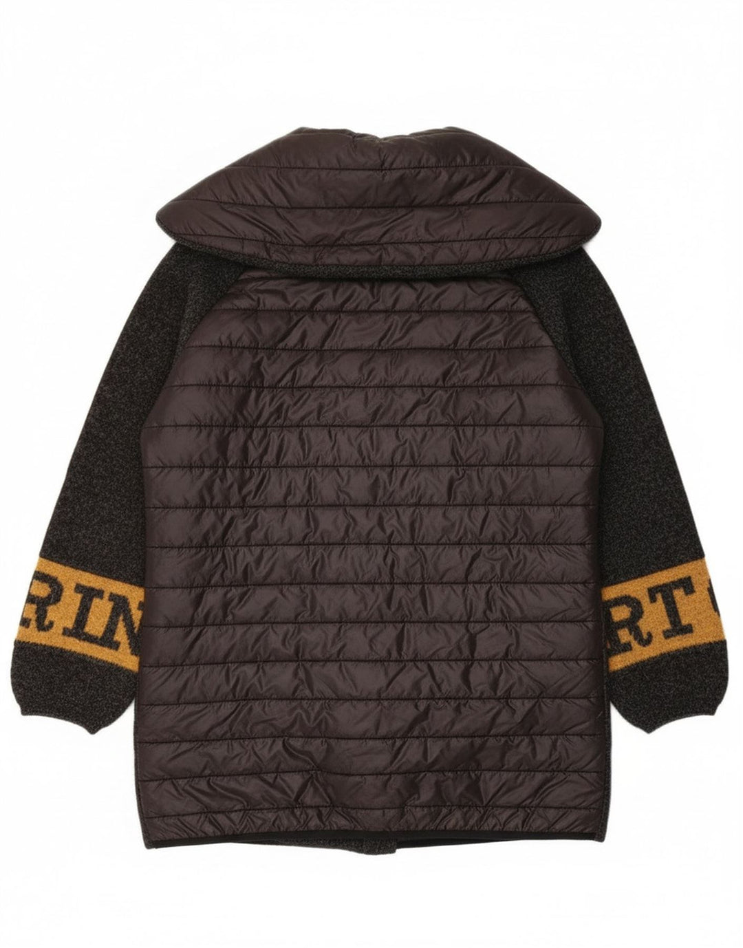 Sobretudo gráfico feminino Toy G UK 12 lã cinza médio