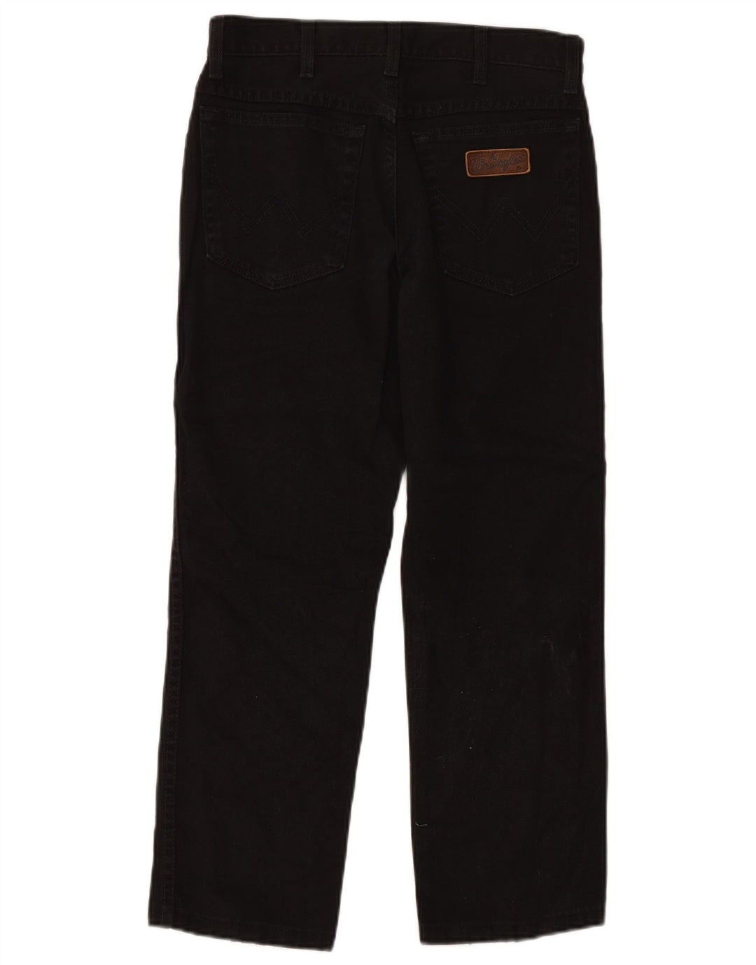 WRANGLER Masculino Texas Straight Jeans W30 L26 Algodão Preto