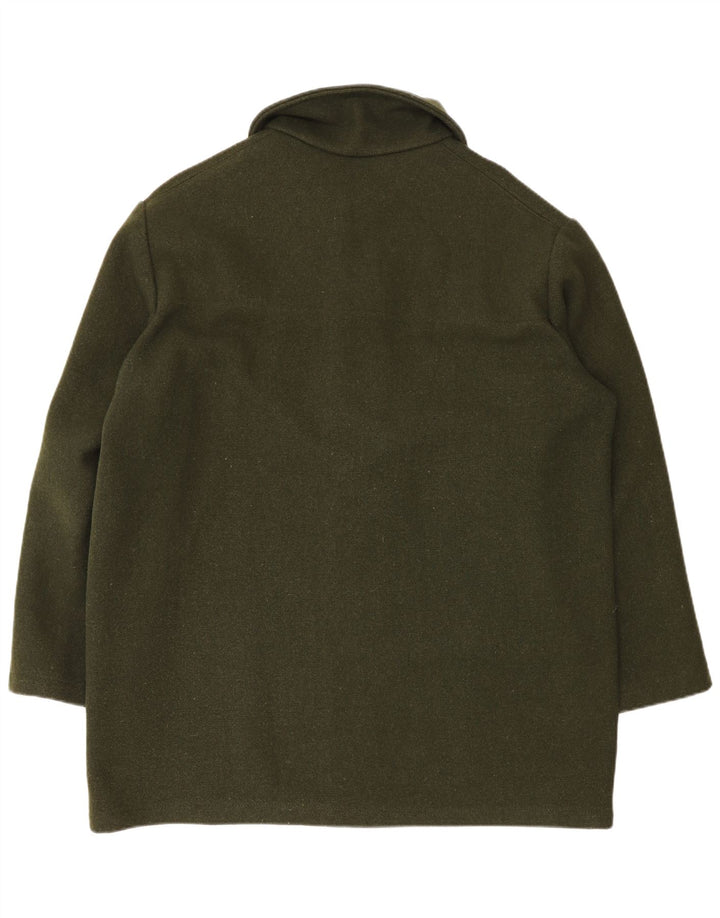 Sobretudo masculino vintage UK 42 XL cáqui