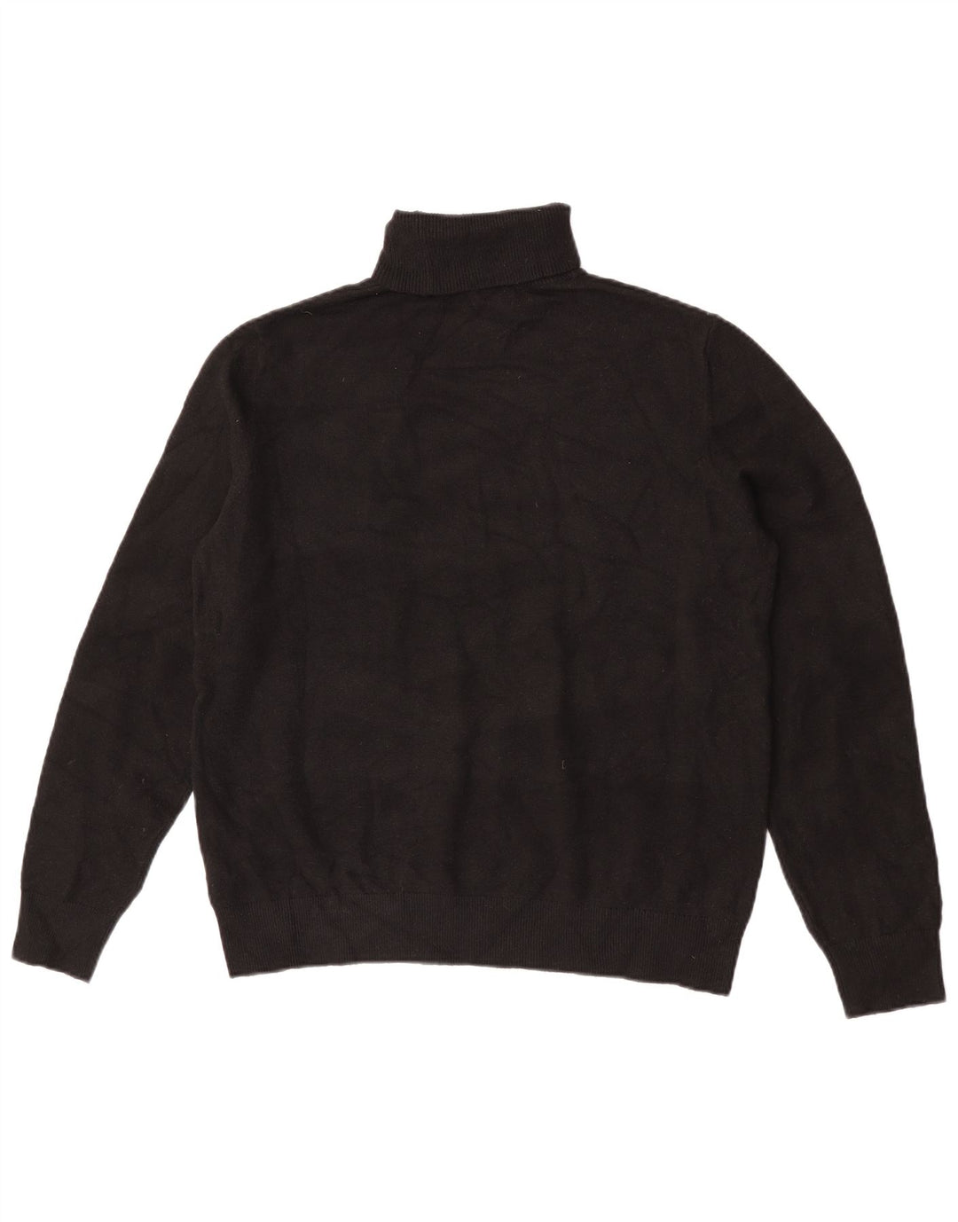 Suéter feminino Marks & Spencer com gola redonda Reino Unido 14 médio preto