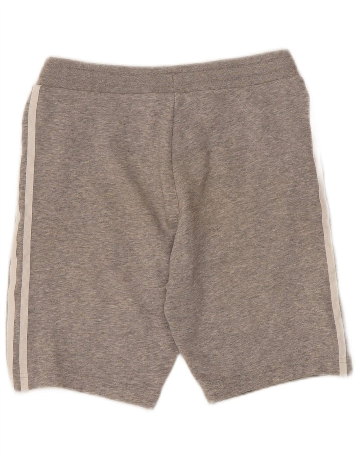 ADIDAS Mens Sport Shorts Pequeno Algodão Cinza