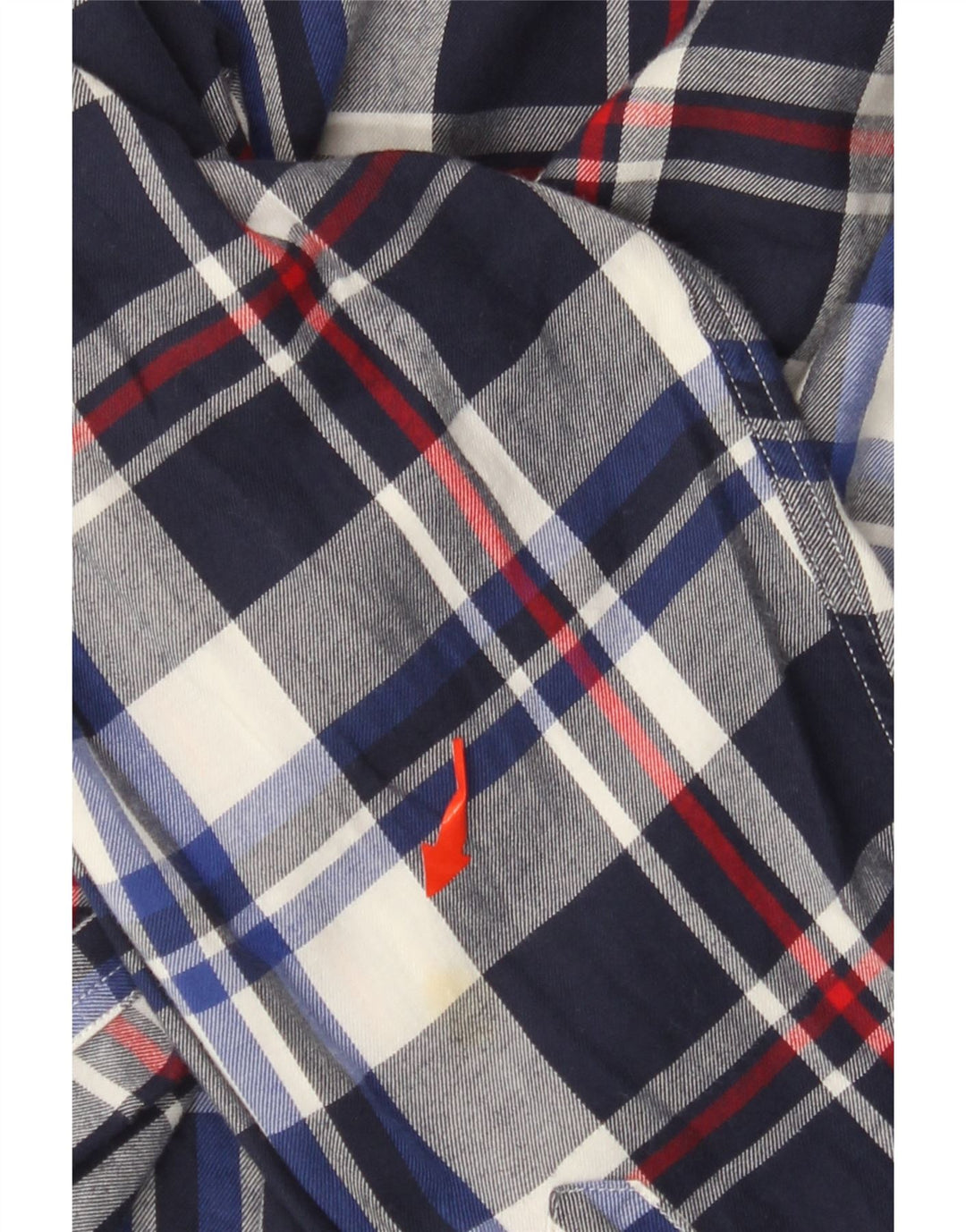 TOMMY HILFIGER Camisa masculina de flanela New York Fit grande xadrez azul marinho