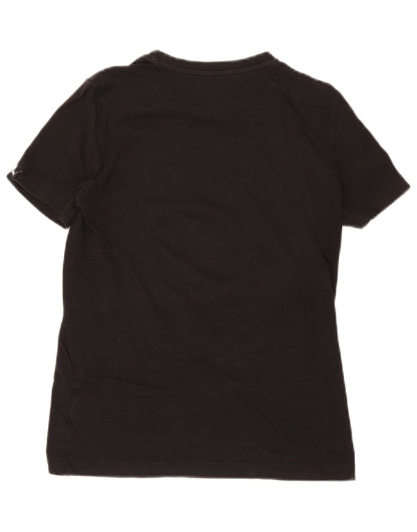 Camiseta Puma Boys Graphic Top 13-14 Anos XL Preto Algodão