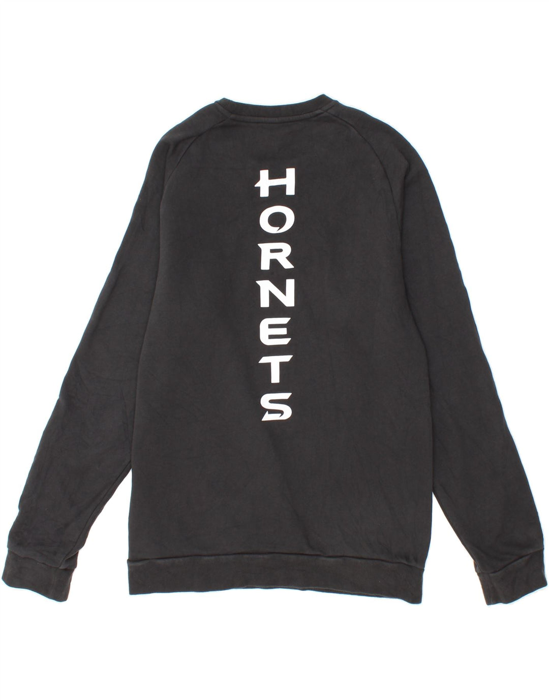 ADIDAS Mens Graphic Sweatshirt Jumper Medium Black Cotton Vintage Adidas and Second-Hand Adidas from Messina Hembry 