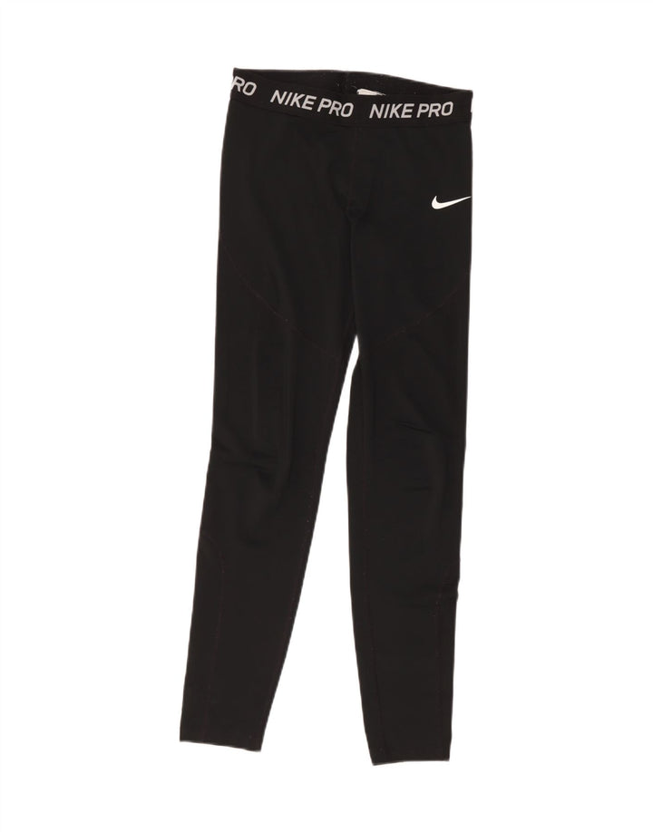 Leggings Nike Feminino UK 10 Pequeno Poliéster Preto
