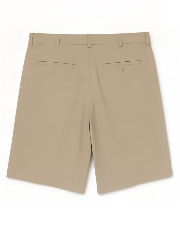 J. Crew Mens Chino Shorts Médio W31 Algodão Cinza