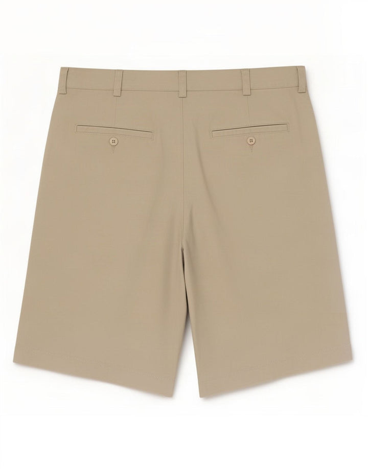 J. Crew Mens Chino Shorts Médio W31 Algodão Cinza