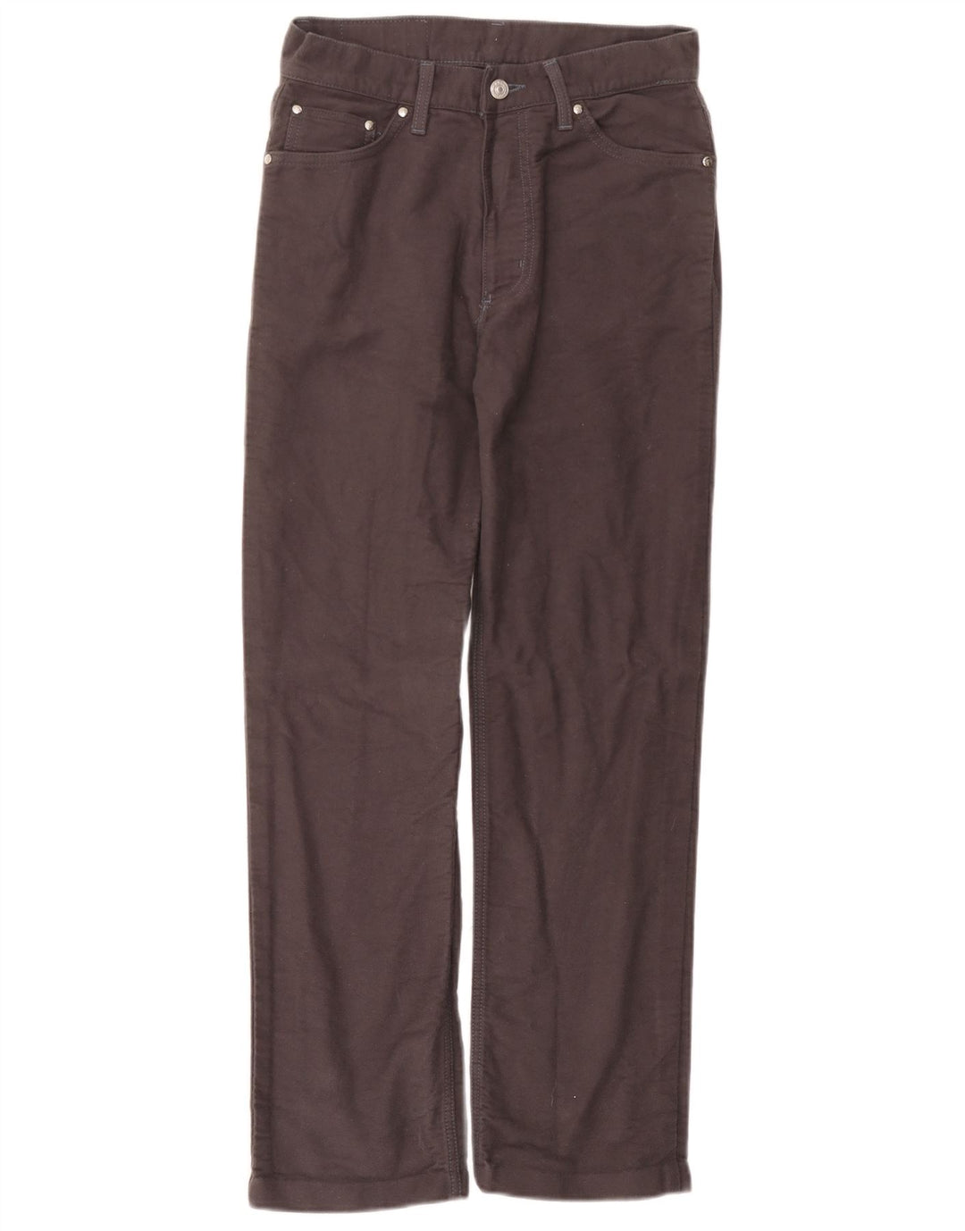 Calça Carrera Feminina Reta Casual W28 L29 Cinza