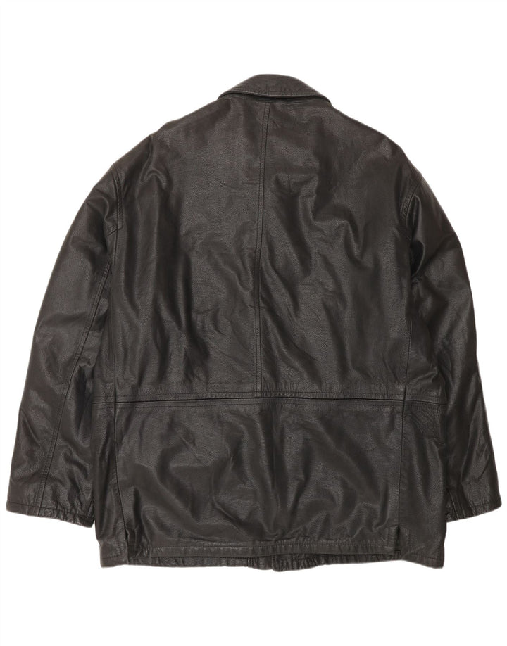 Jaqueta de couro masculina Conbipel IT 56 2XL couro preto
