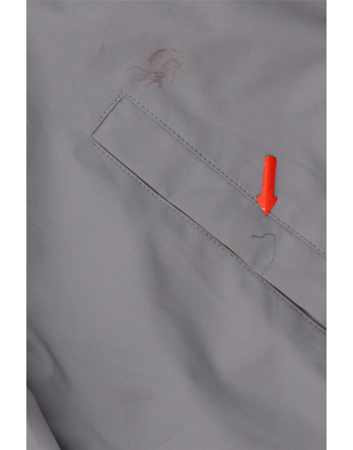 Jaqueta bomber masculina Zara UK 38 poliéster cinza médio