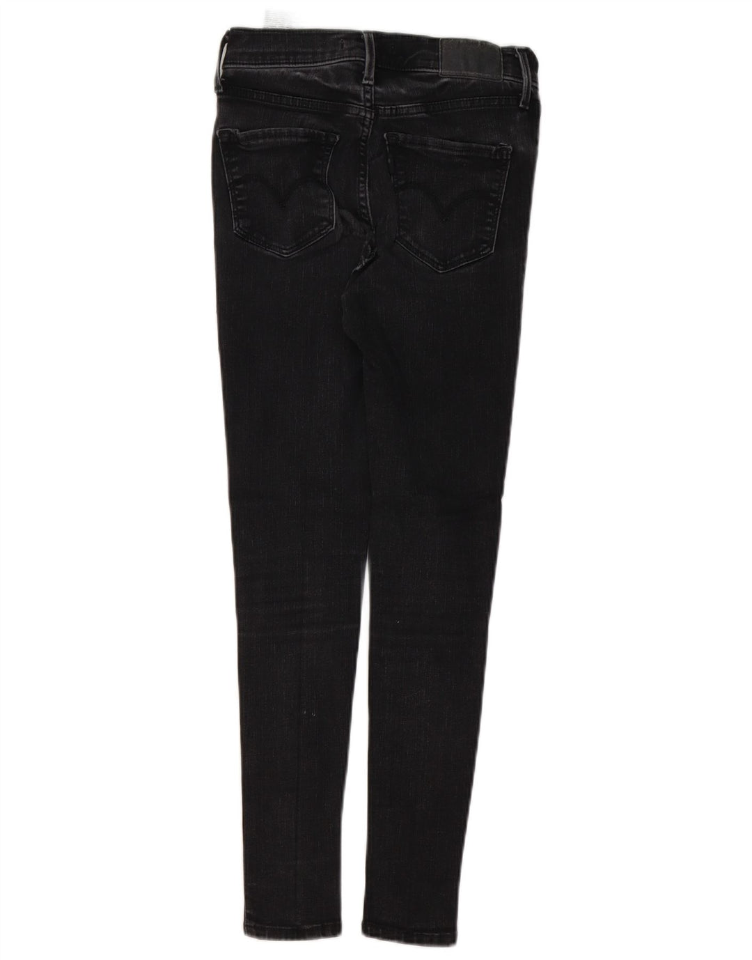 Calça jeans feminina Levi's 720 High Rise Super Skinny W25 L26 algodão preto