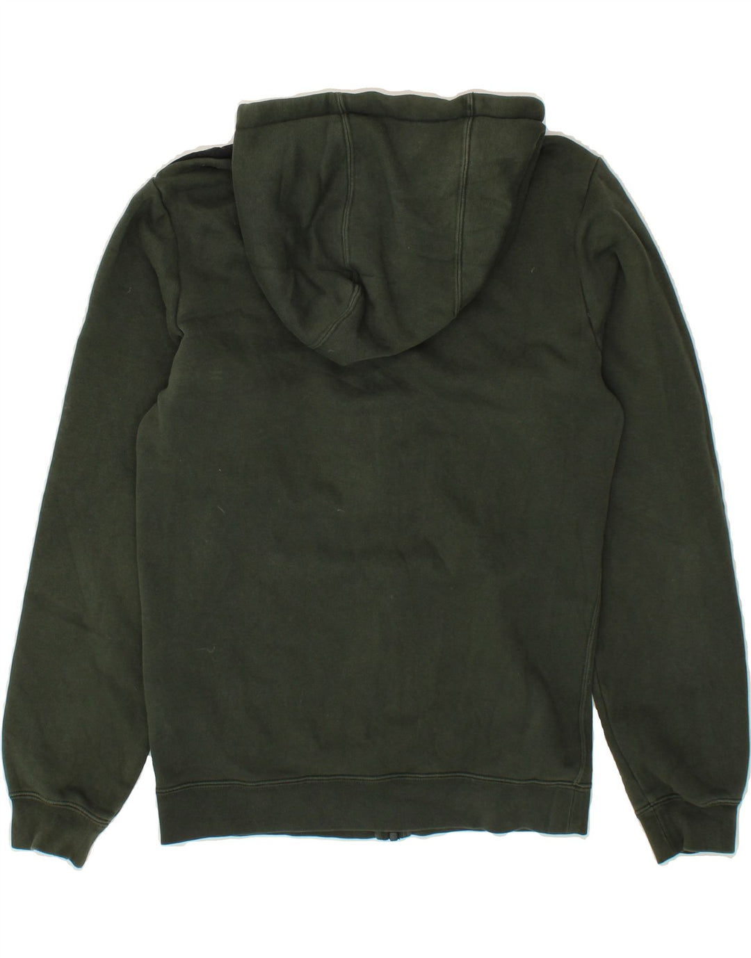 NIKE Mens Graphic Zip Hoodie Sweater XS Green Colourblock Cotton Vintage Nike and Second-Hand Nike from Messina Hembry 