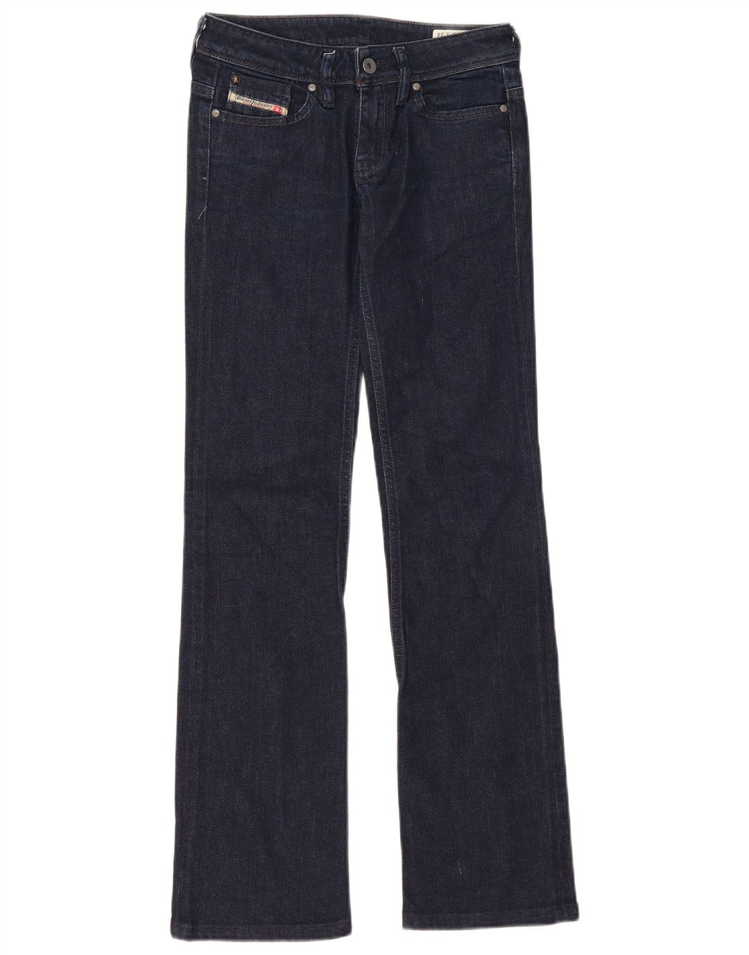 Jeans feminino Diesel BEBEL Bootcut W25 L30 azul marinho algodão