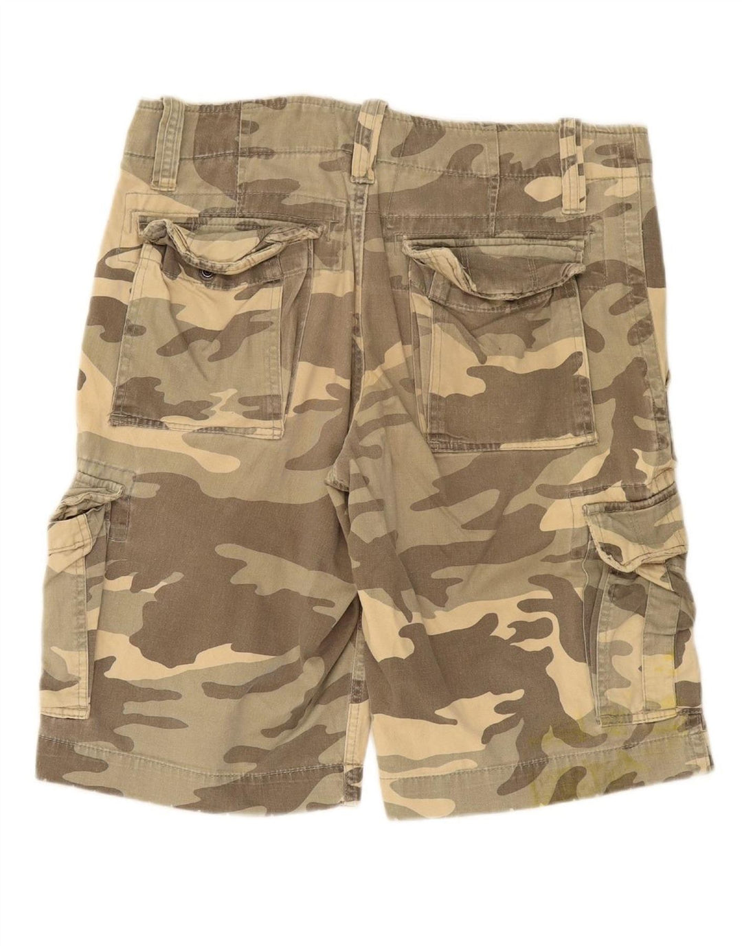 Shorts cargo masculino TOMMY HILFIGER W31 algodão camuflado médio cáqui