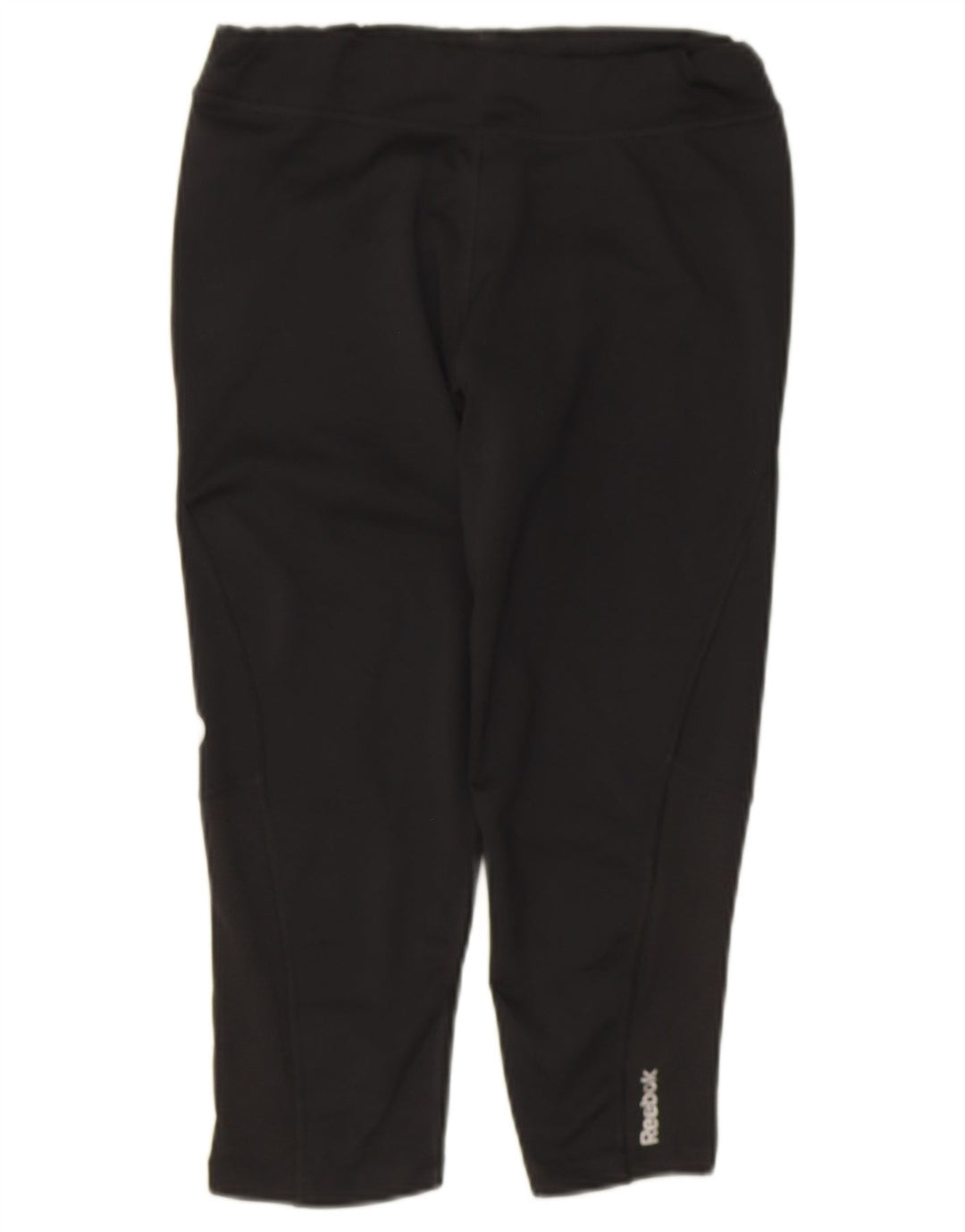 Leggings Capri Reebok Feminino UK 8/10 Pequeno Poliéster Preto