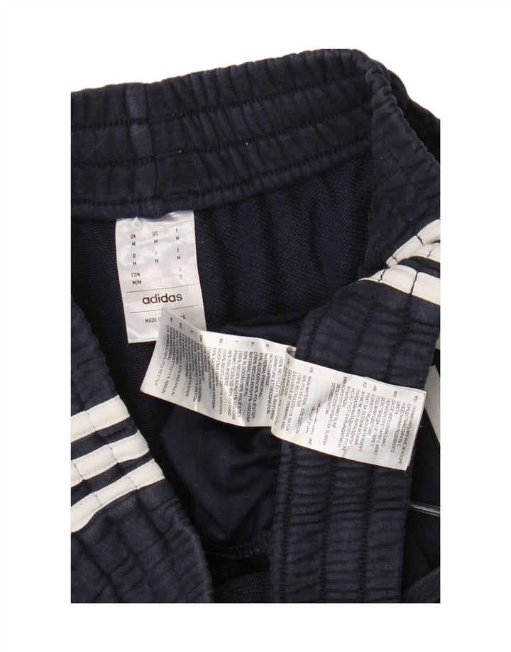 Adidas Mens Sport Shorts Médio Azul Marinho Algodão