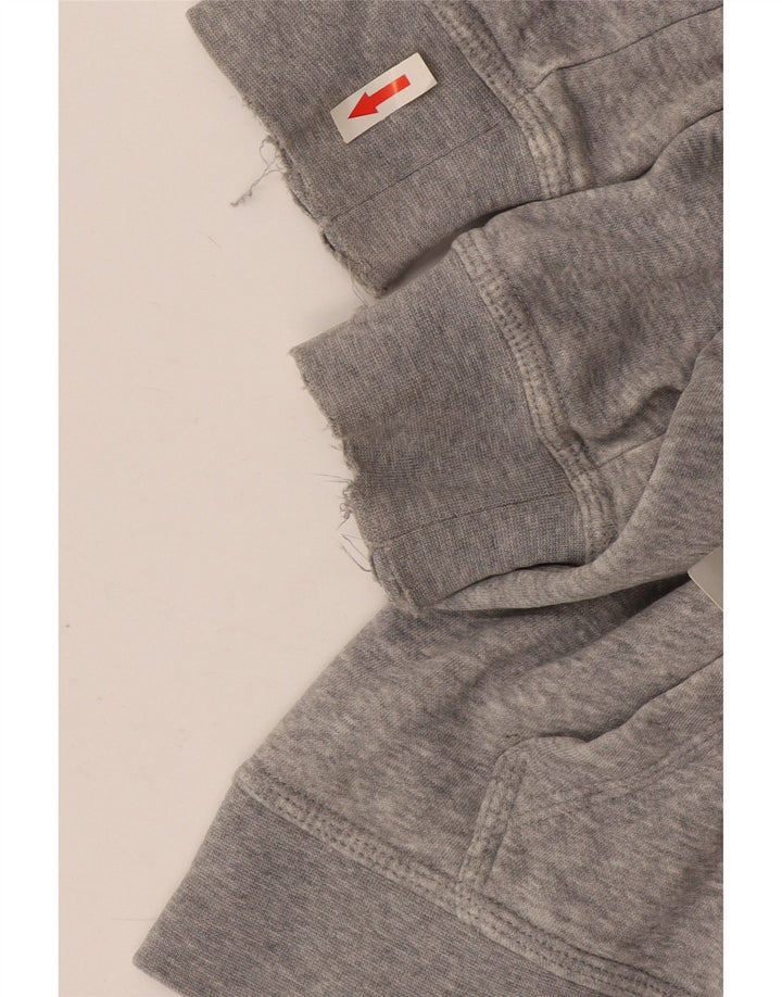 Nike Mens Hoodie Jumper Médio Algodão Cinza