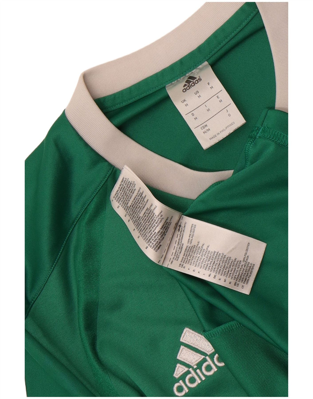 Camiseta Adidas Masculina Climalite Graphic Top Médio Verde Listrado Poliéster
